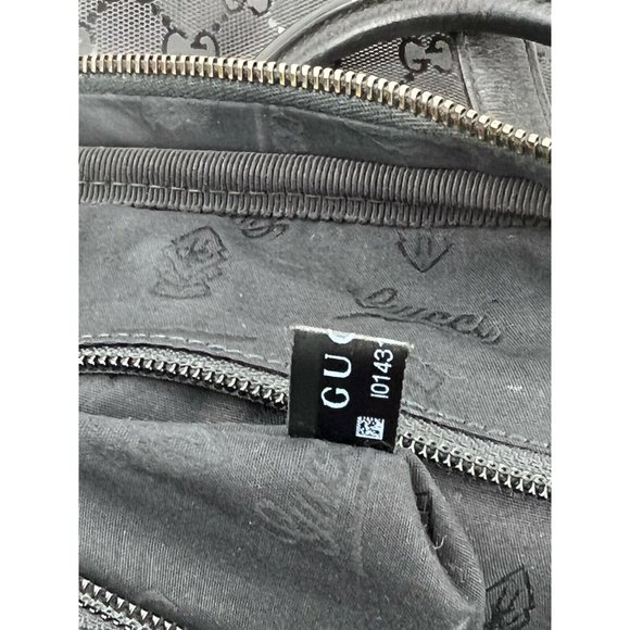 Gucci Briefcase GG Imprime Coated Canvas Black Monogram Business Bag - Picture 11 of 12